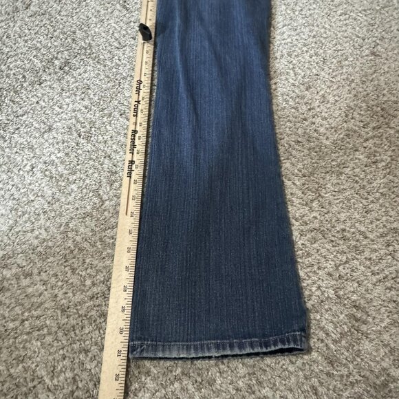 Levis 515 Boot Cut Jeans Womens 8 Medium Blue Stretch Denim Mid Rise Casual - Picture 9 of 10